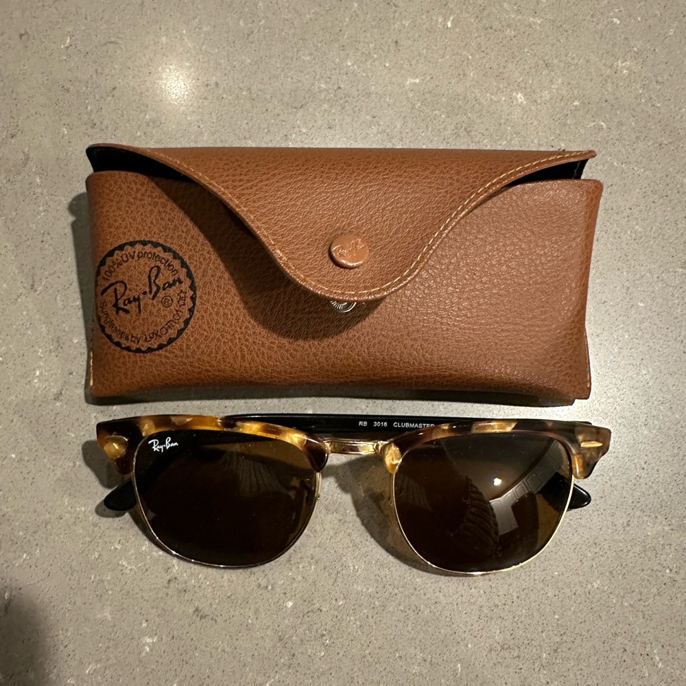 Mens Turtled Ray Ban Clubmasters